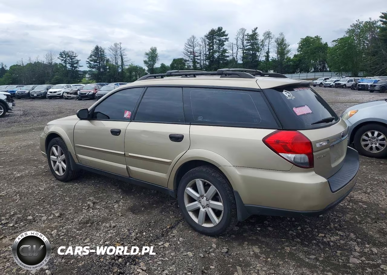 2008 Subaru Outback 2.5I VIN:4S4BP61C787360154 - 2