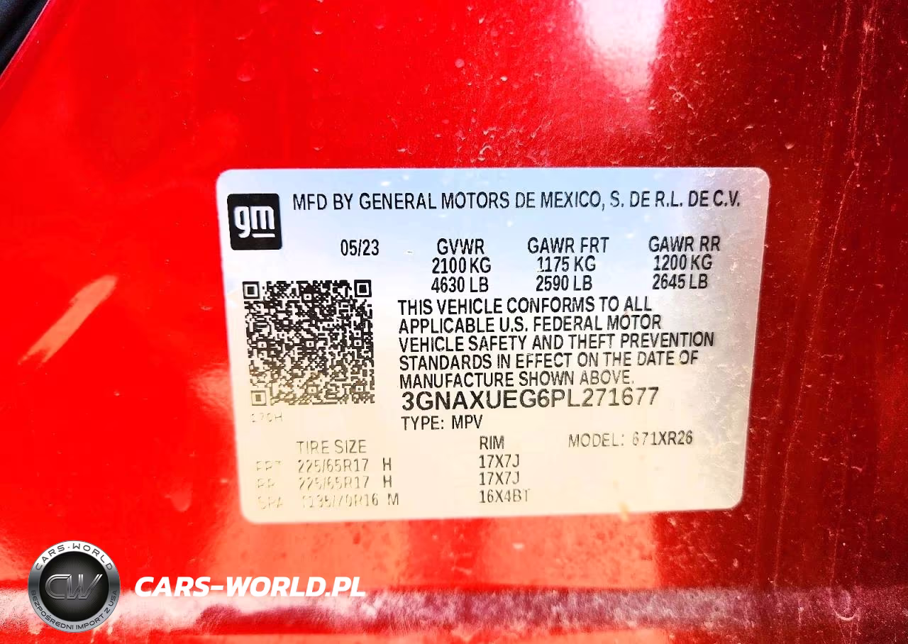 2023 Chevrolet Equinox Lt VIN:3GNAXUEG6PL271677 - 12
