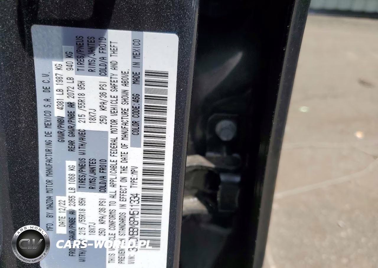 2023 Mazda Cx-30 Select VIN:3MVDMBBM8PM511334 - 13