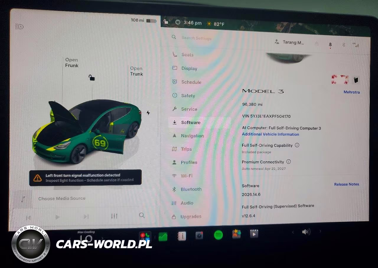 2023 Tesla Model 3 VIN:5YJ3E1EAXPF504170 - 9