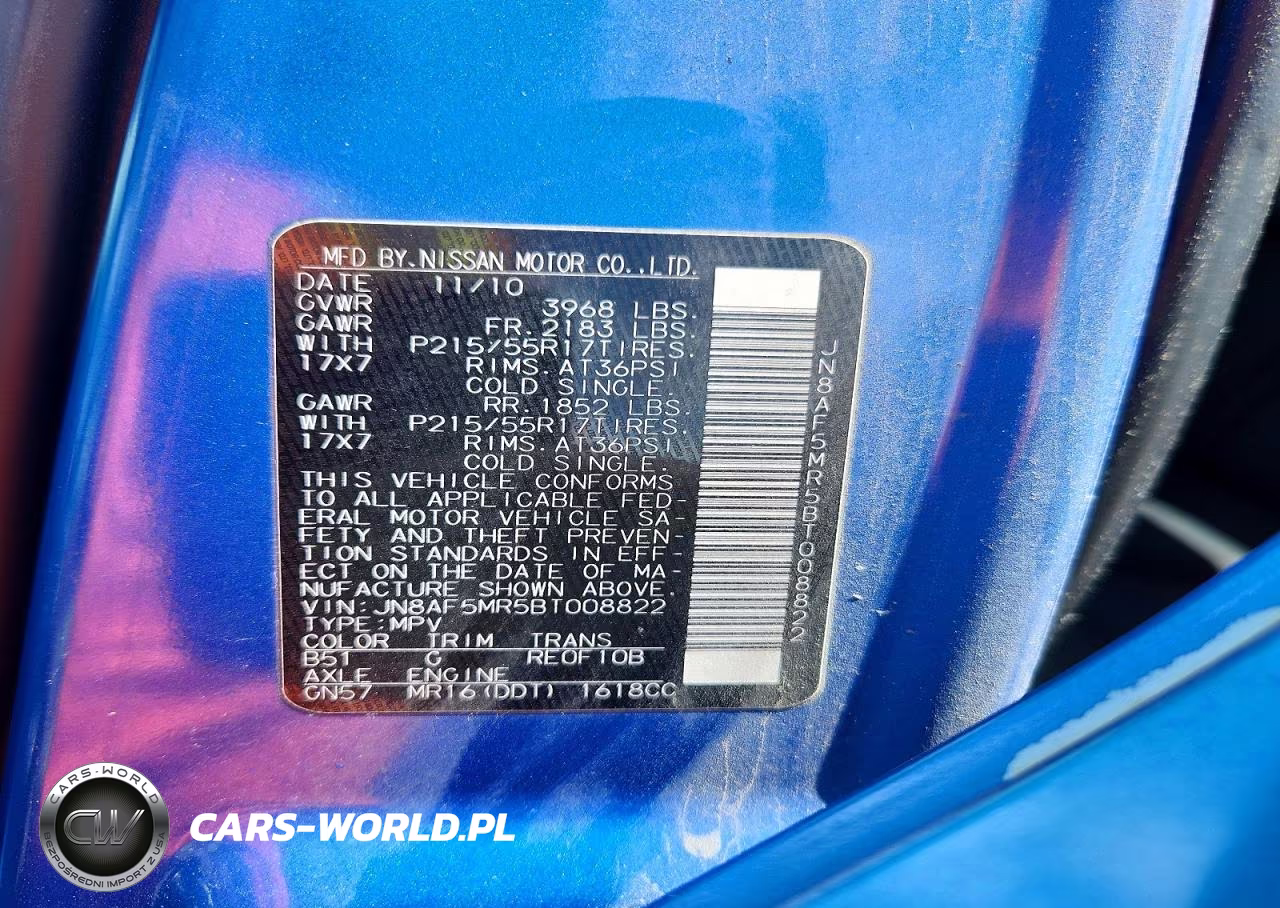 2011 Nissan Juke S VIN:JN8AF5MR5BT008822 - 12