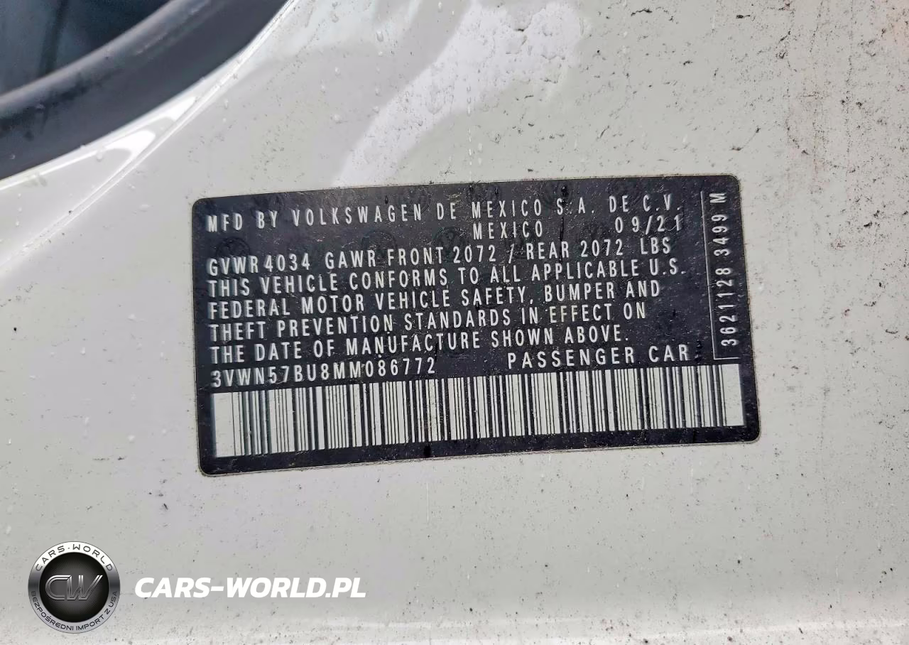 2021 Volkswagen Jetta S VIN:3VWN57BU8MM086772 - 12