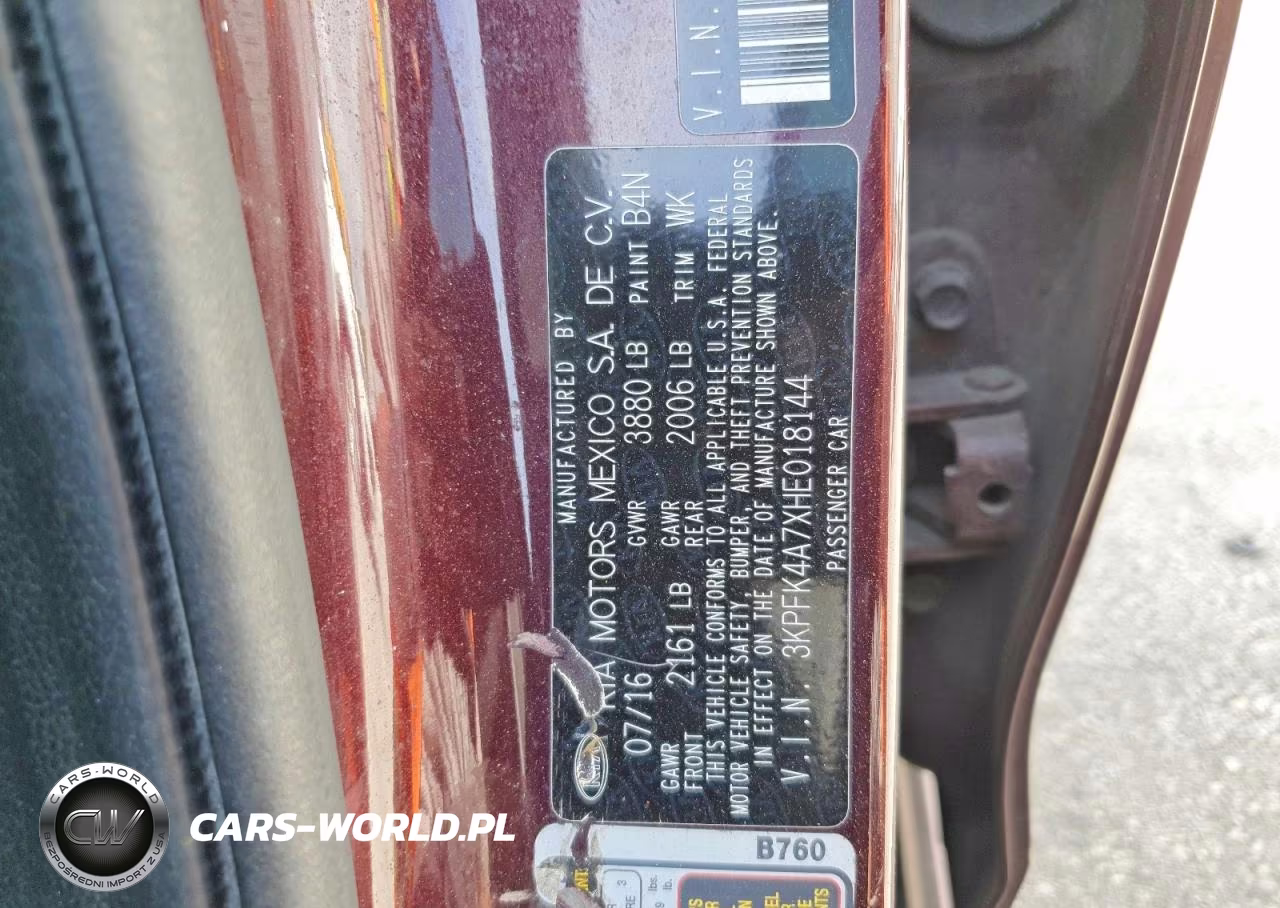 2017 Kia Forte Lx VIN:3KPFK4A7XHE018144 - 12
