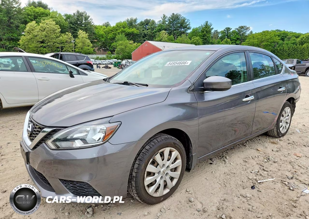 2017 Nissan Sentra Sv VIN:3N1AB7AP9HL647405 - 1