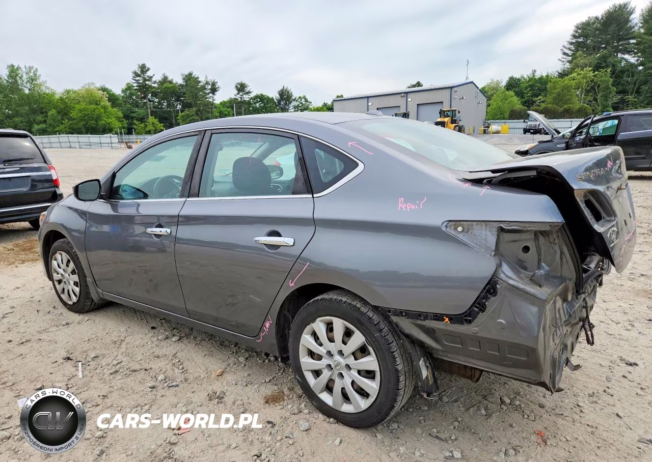 2017 Nissan Sentra Sv VIN:3N1AB7AP9HL647405 - 2