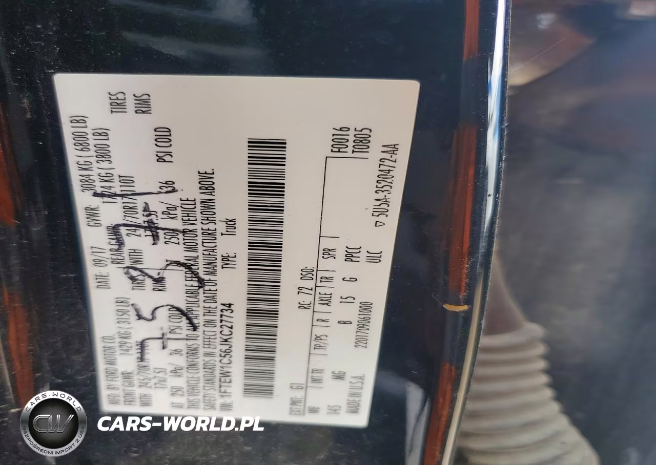 2018 Ford F150 Supercrew VIN:1FTEW1C56JKC27734 - 12