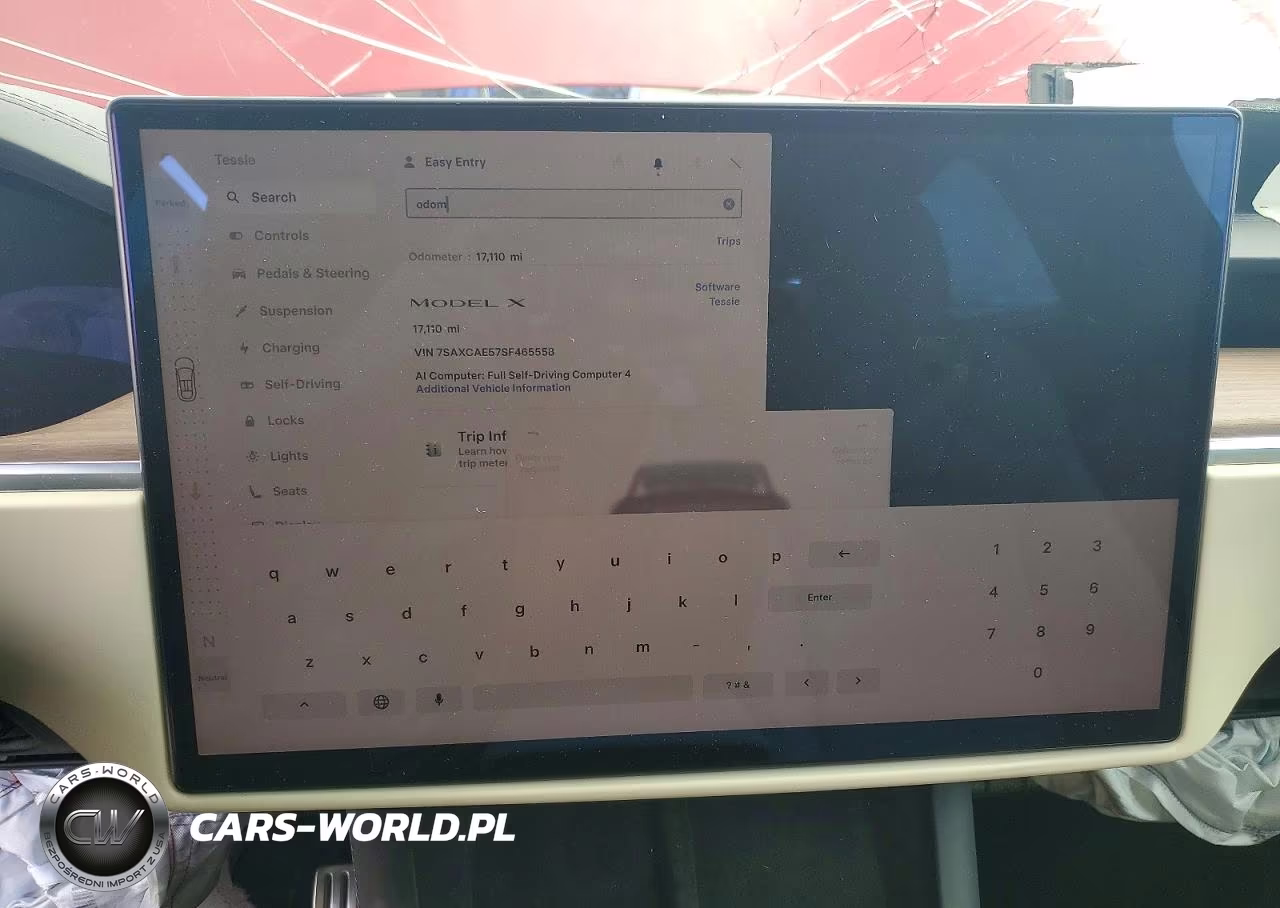 2025 Tesla Model X VIN:7SAXCAE57SF465558 - 9