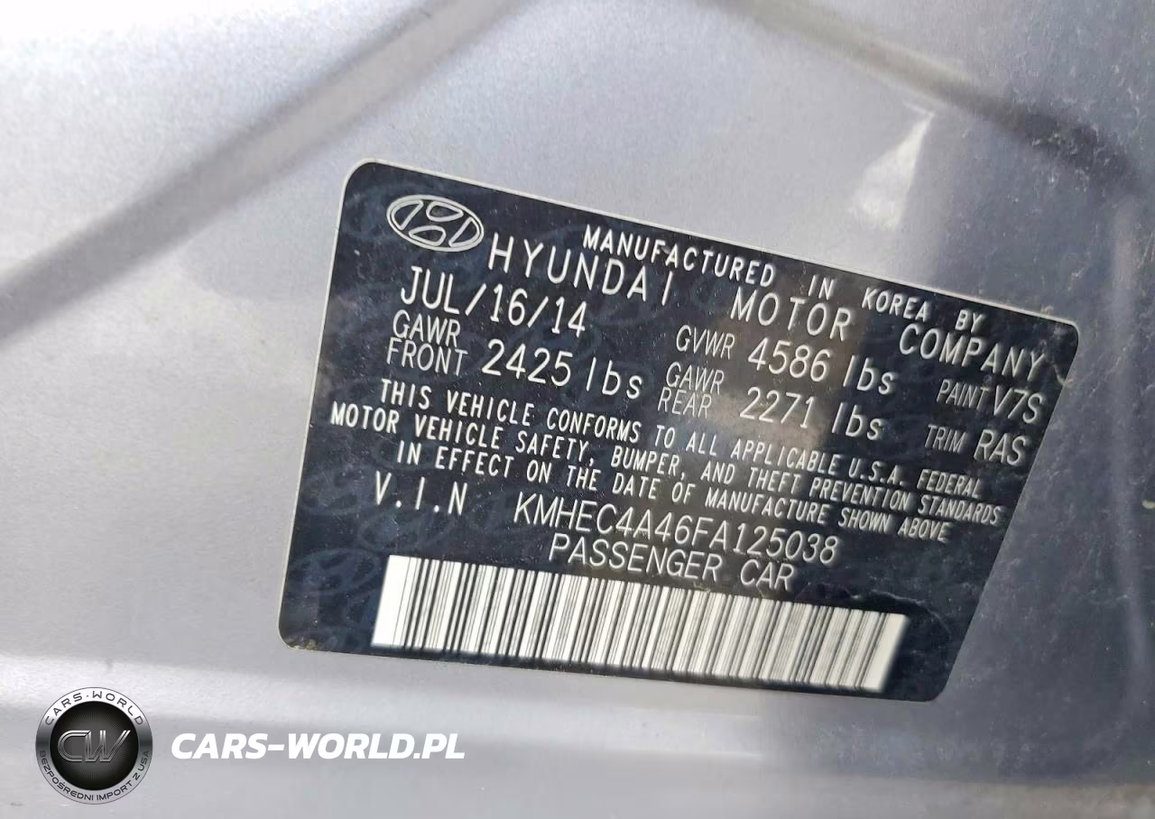 2015 Hyundai Sonata Hybrid Limited VIN:KMHEC4A46FA125038 - 12