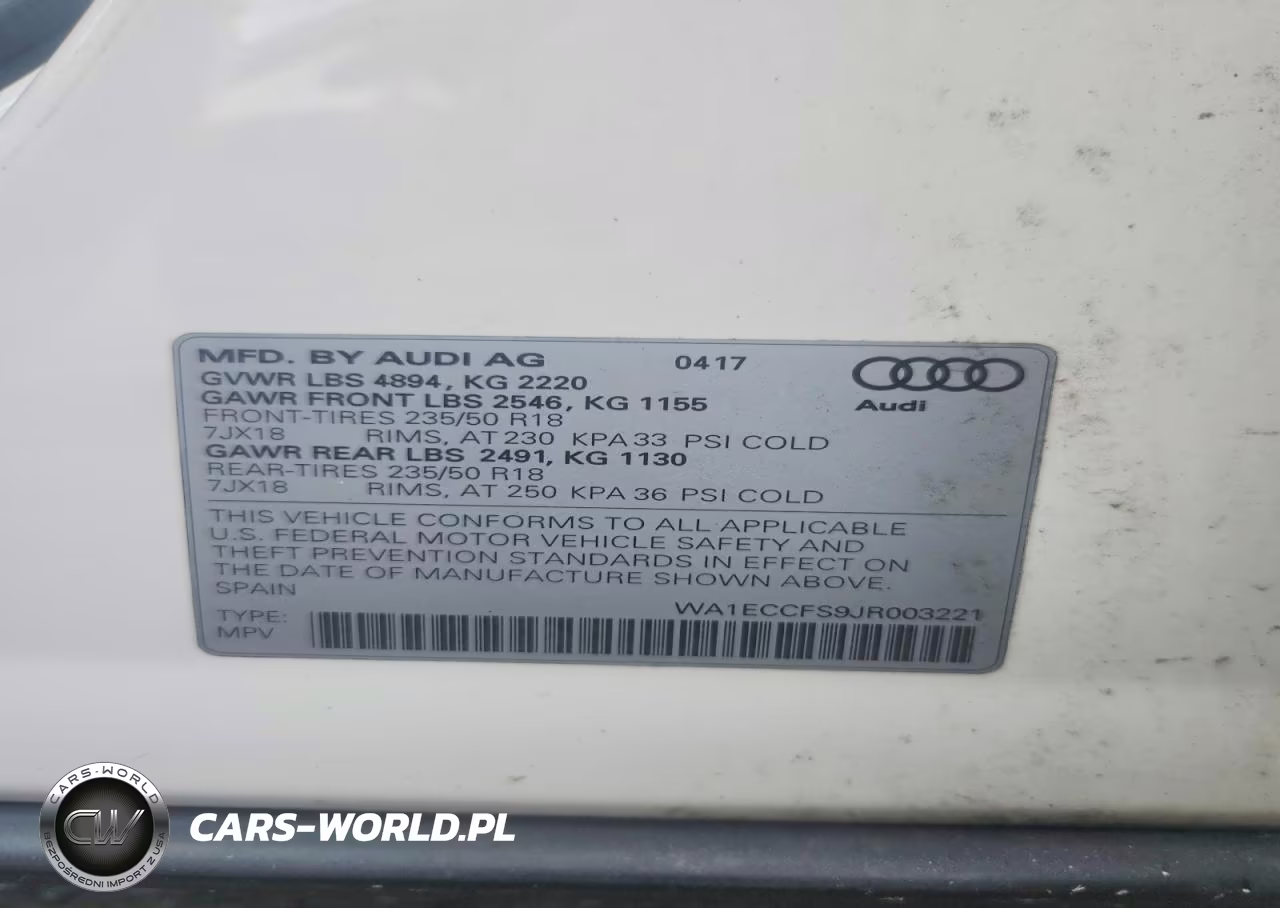 2018 Audi Q3 Premium VIN:WA1ECCFS9JR003221 - 12