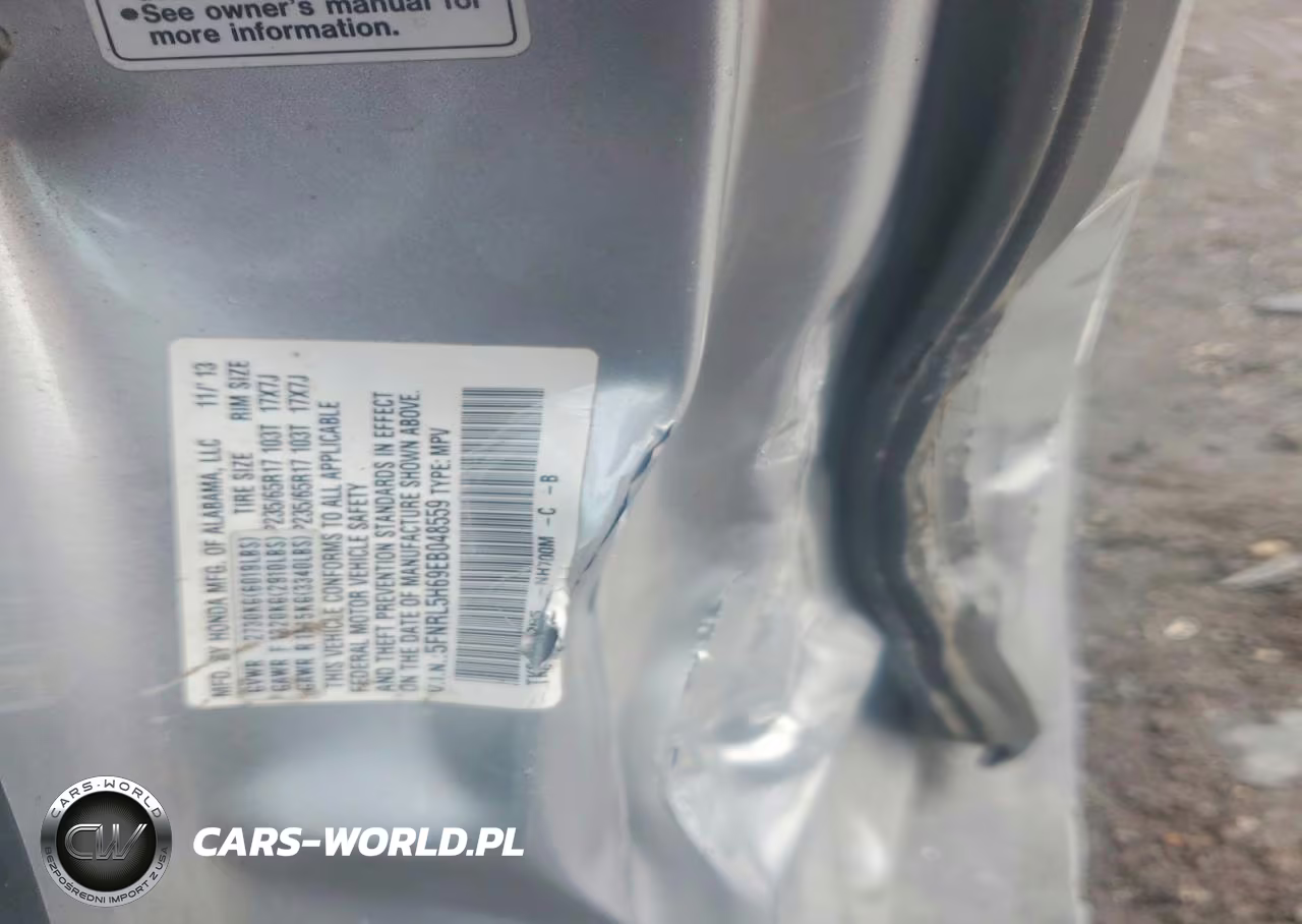2014 Honda Odyssey Exl VIN:5FNRL5H69EB048559 - 13