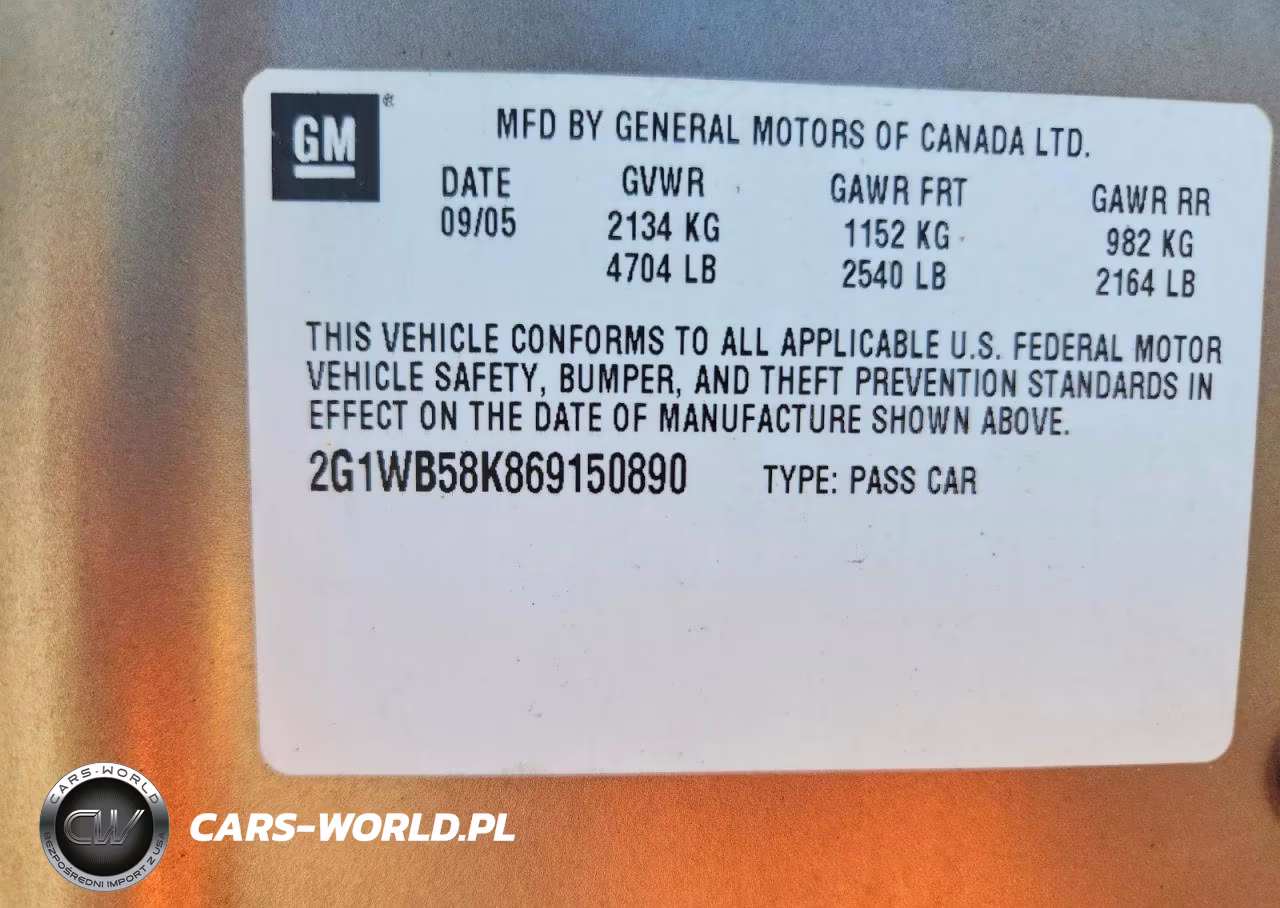 2006 Chevrolet Impala Ls VIN:2G1WB58K869150890 - 12
