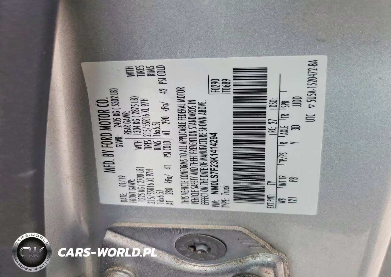 2019 Ford Transit Connect Xlt VIN:NM0LS7F23K1414294 - 13
