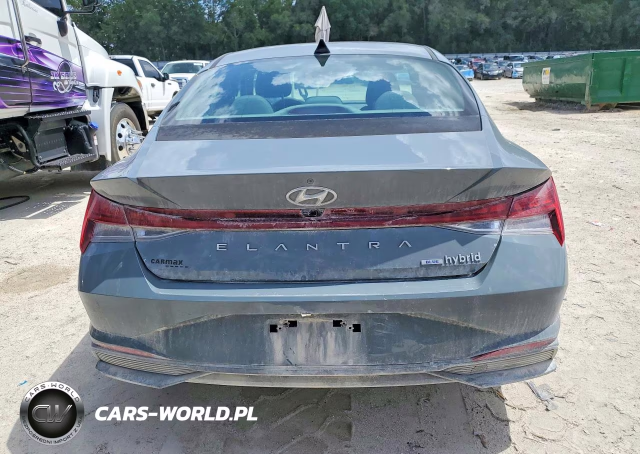 2022 Hyundai Elantra Blue VIN:KMHLM4AJXNU028903 - 6
