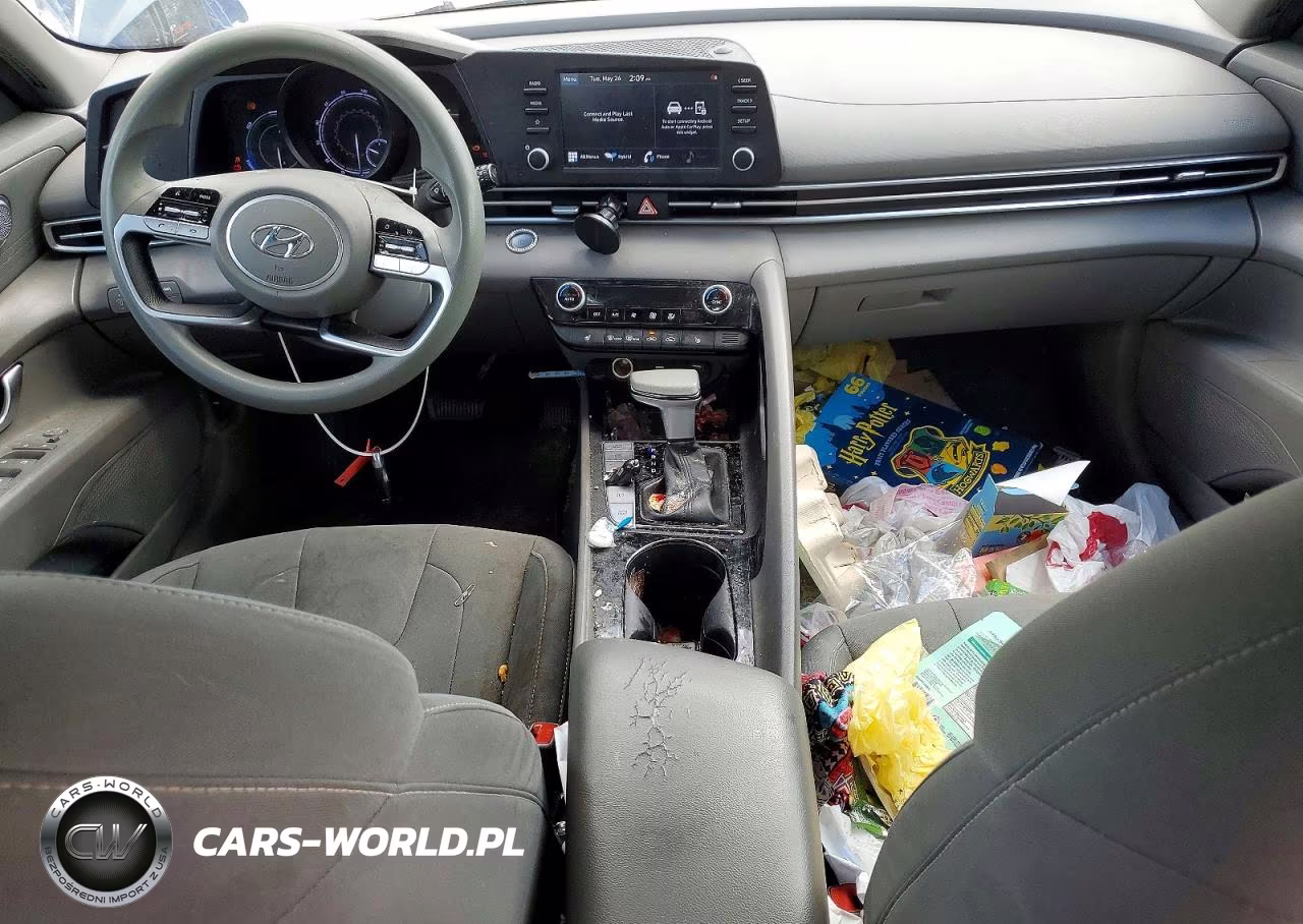 2022 Hyundai Elantra Blue VIN:KMHLM4AJXNU028903 - 8