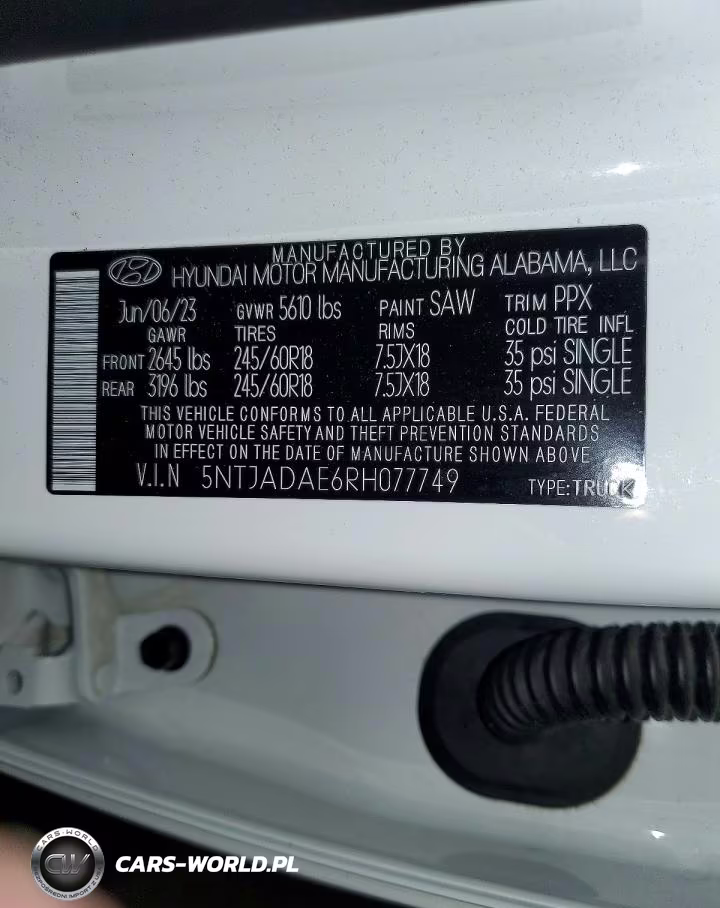2024 Hyundai Santa Cruz Se VIN:5NTJADAE6RH077749 - 12