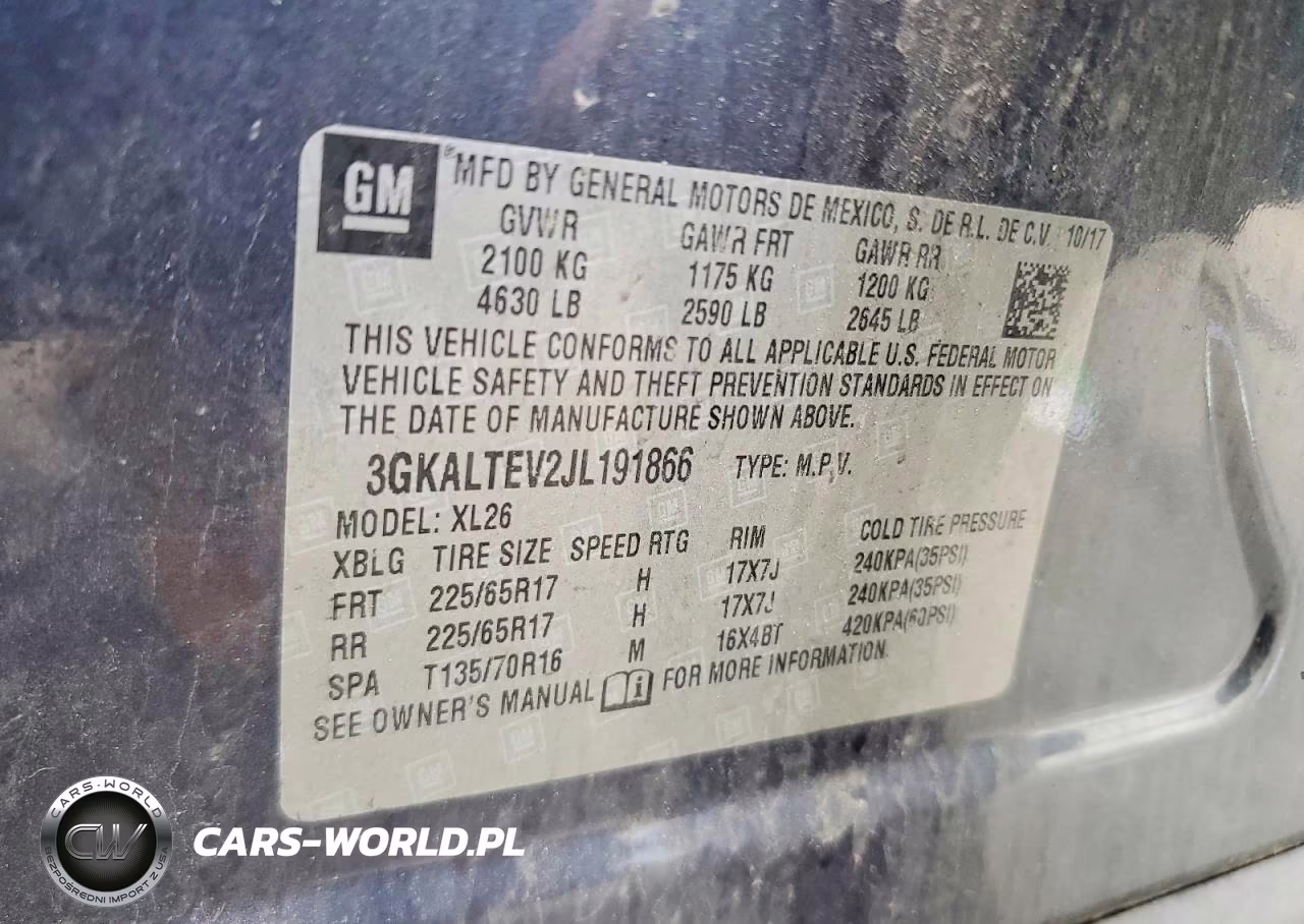 2018 GMC Terrain Sle VIN:3GKALTEV2JL191866 - 13