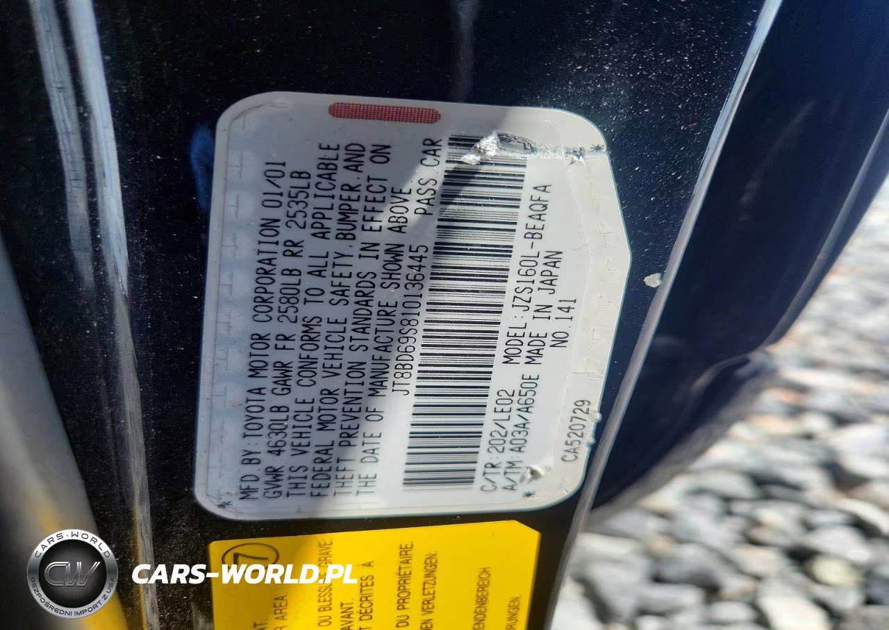 2001 Lexus Gs 300 VIN:JT8BD69S810136445 - 12
