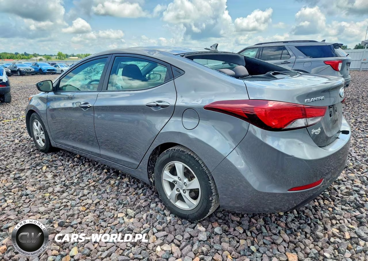 2014 Hyundai Elantra Se VIN:5NPDH4AE6EH462729 - 2