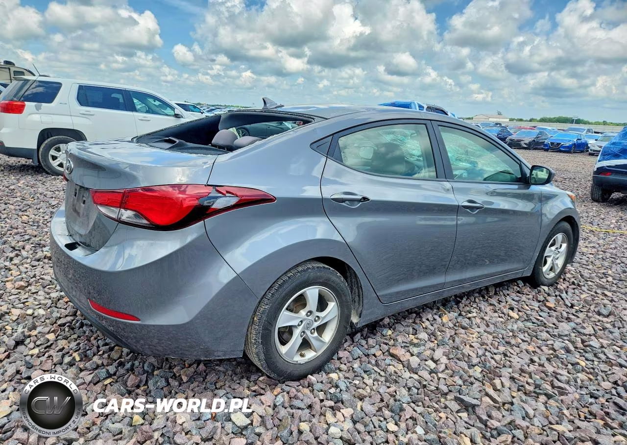2014 Hyundai Elantra Se VIN:5NPDH4AE6EH462729 - 3
