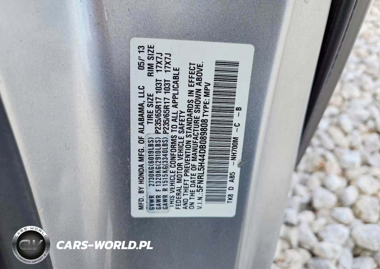2013 Honda Odyssey Ex VIN:5FNRL5H44DB089808 - 13