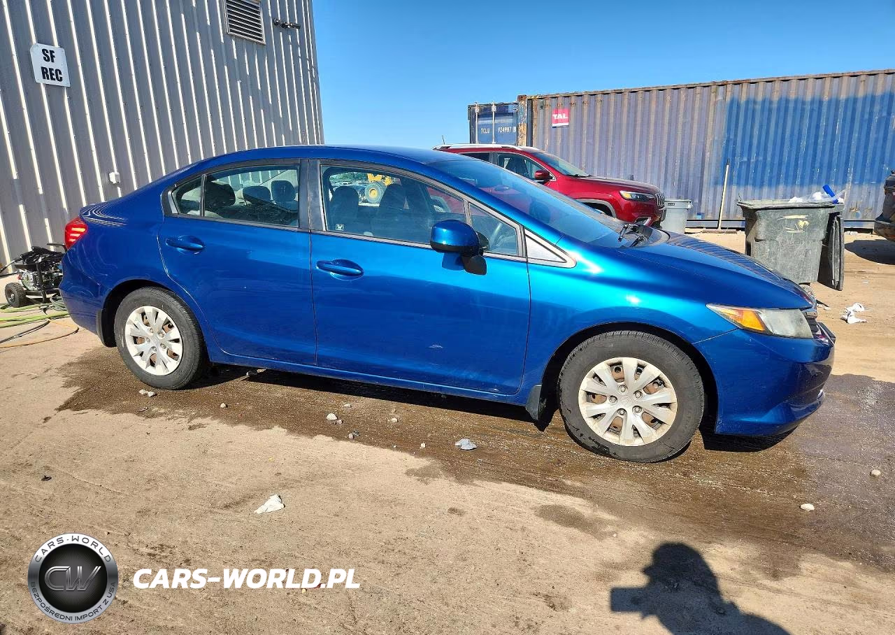 2012 Honda Civic Lx VIN:2HGFB2F58CH511055 - 4