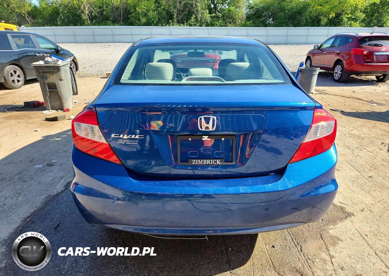 2012 Honda Civic Lx VIN:2HGFB2F58CH511055 - 6