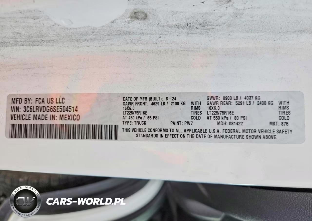 2025 Ram Promaster 2500 2500 High VIN:3C6LRVDG6SE504514 - 14