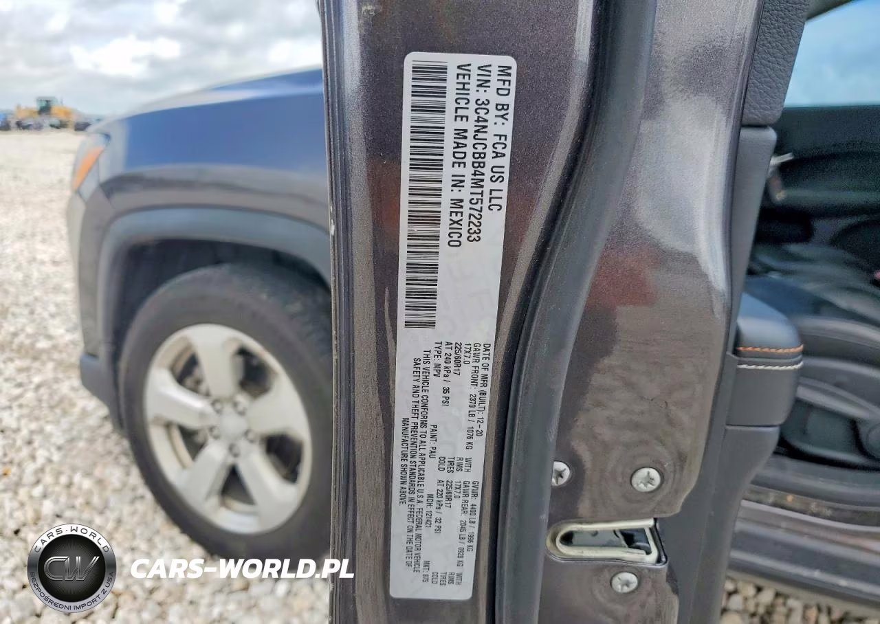 2021 Jeep Compass Latitude VIN:3C4NJCBB4MT572233 - 13