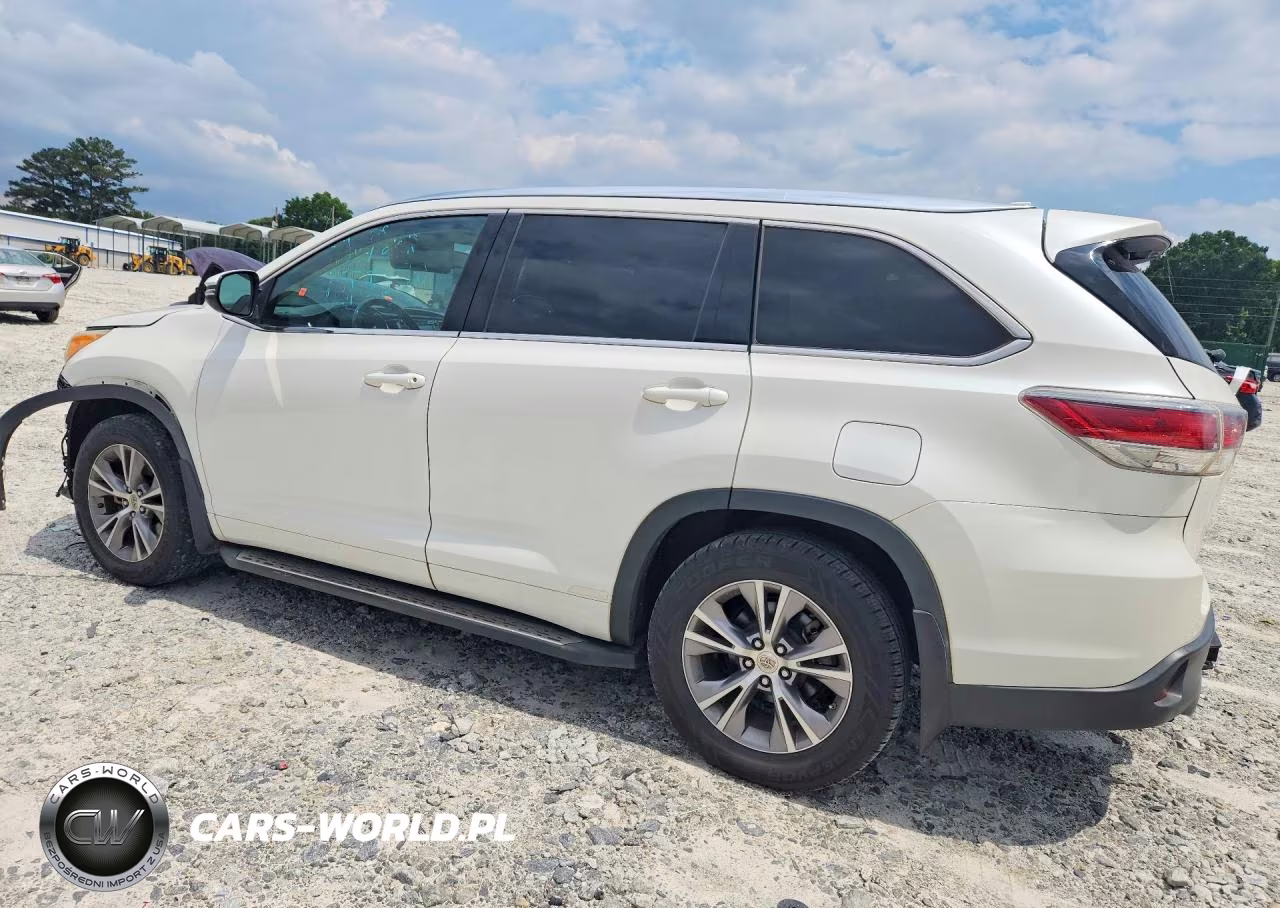 2014 Toyota Highlander Xle VIN:5TDKKRFH9ES037699 - 2