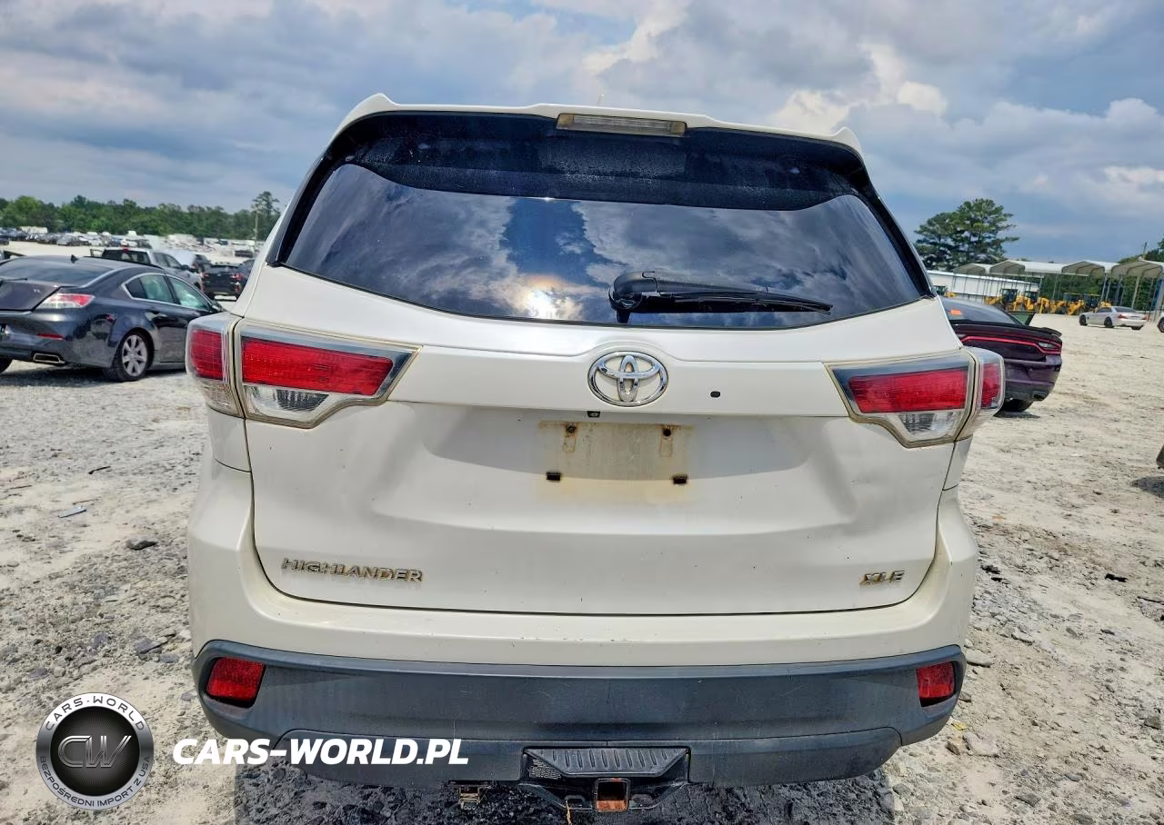 2014 Toyota Highlander Xle VIN:5TDKKRFH9ES037699 - 6