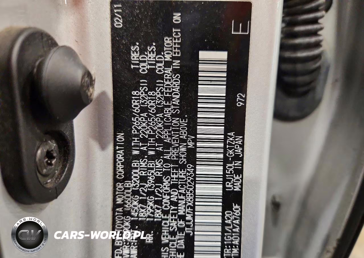 2011 Lexus Gx 460 Premium VIN:JTJJM7FX8B5029349 - 13