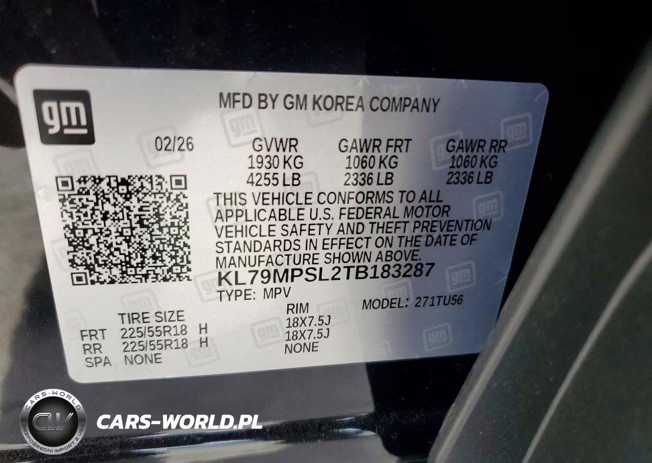 2026 Chevrolet Trailblazer Lt VIN:KL79MPSL2TB183287 - 12