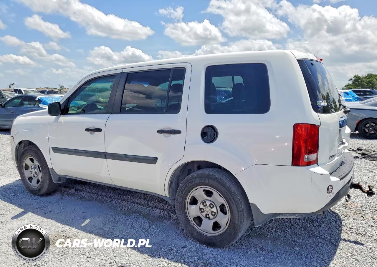 2014 Honda Pilot Lx VIN:5FNYF3H24EB026876 - 2