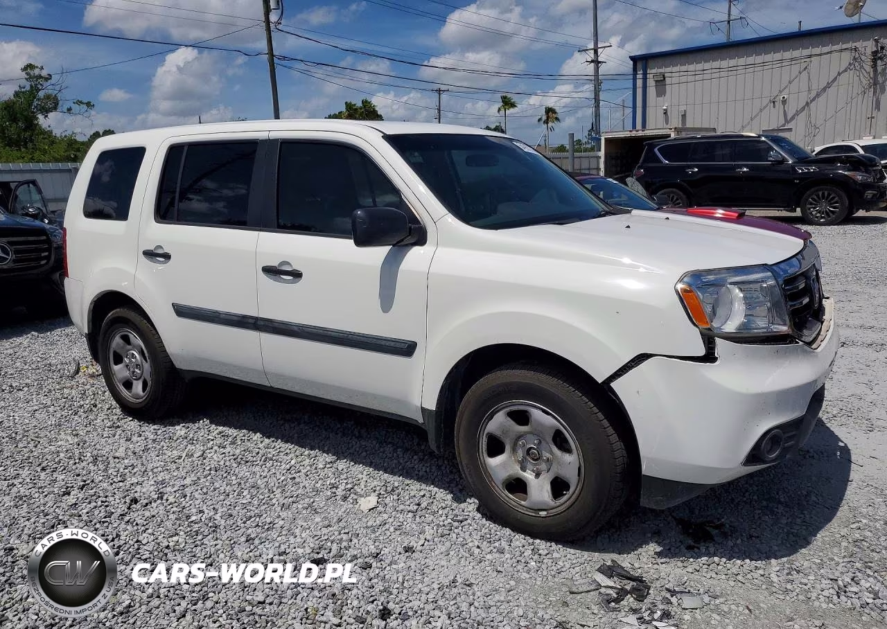 2014 Honda Pilot Lx VIN:5FNYF3H24EB026876 - 4
