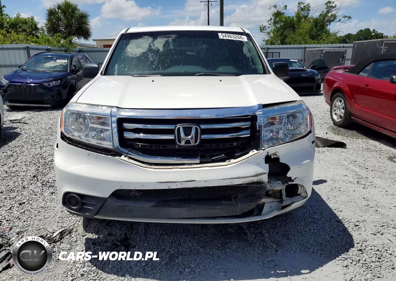 2014 Honda Pilot Lx VIN:5FNYF3H24EB026876 - 5