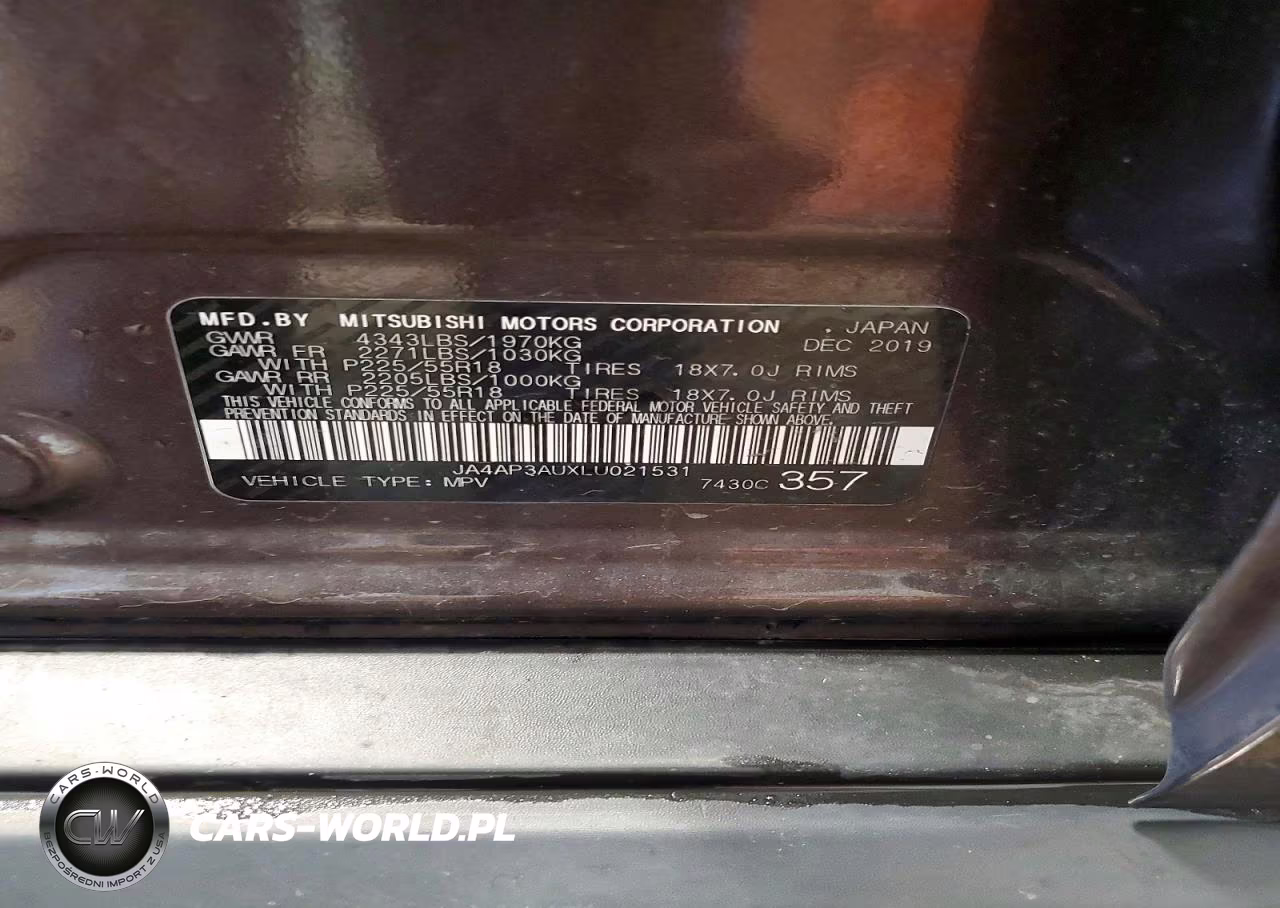 2020 Mitsubishi Outlander Sport Es VIN:JA4AP3AUXLU021531 - 14