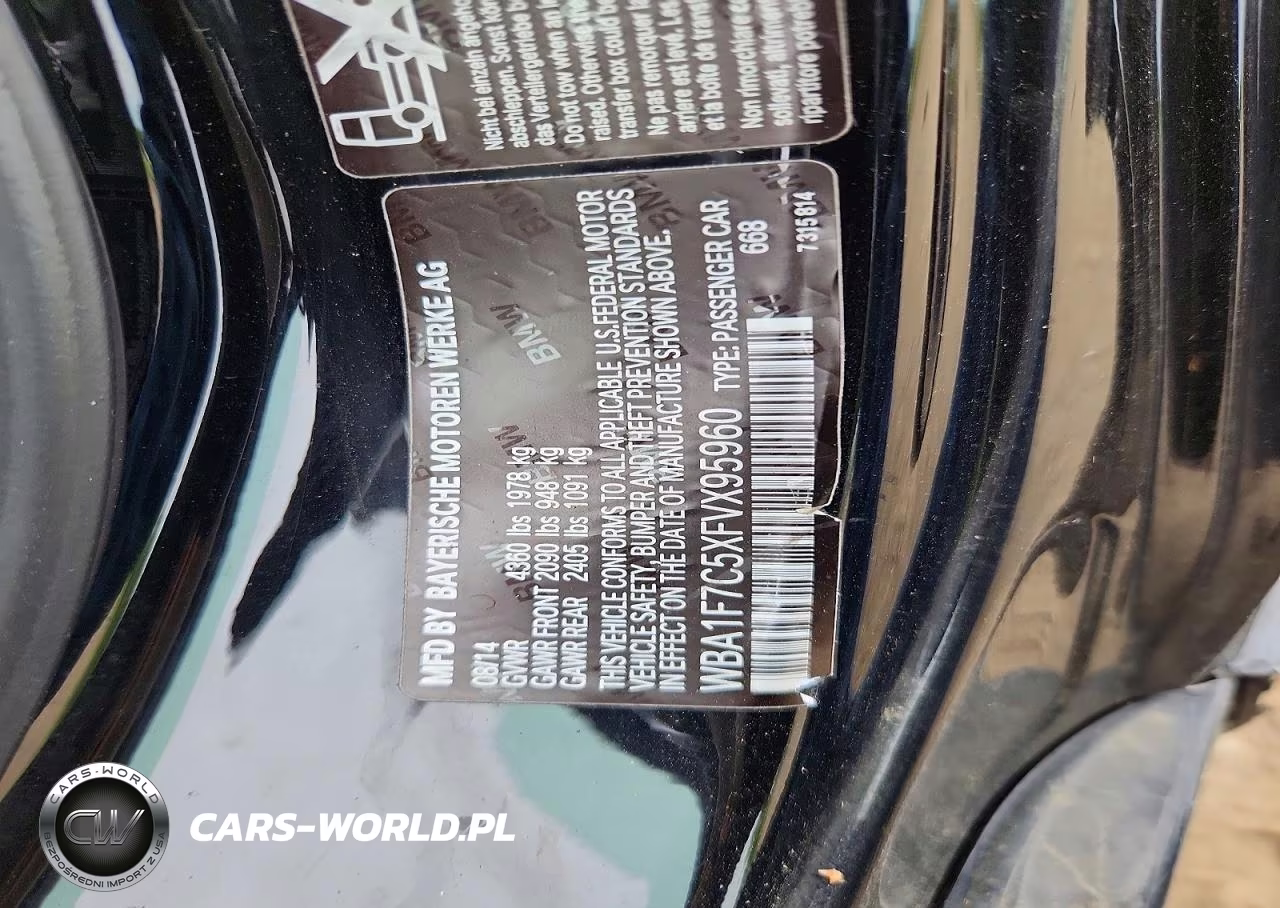 2015 BMW 228 Xi VIN:WBA1F7C5XFVX95960 - 12