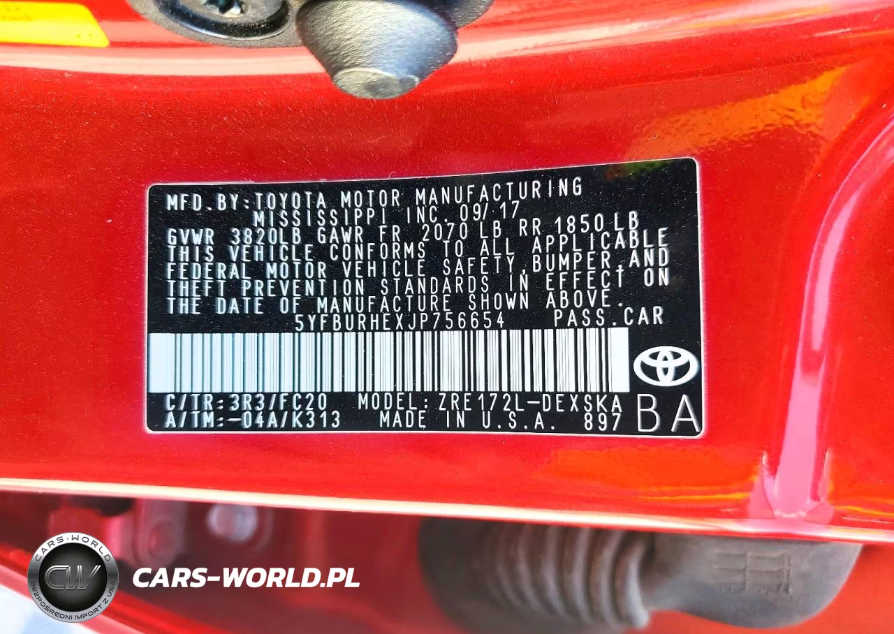 2018 Toyota Corolla Se VIN:5YFBURHEXJP756654 - 13