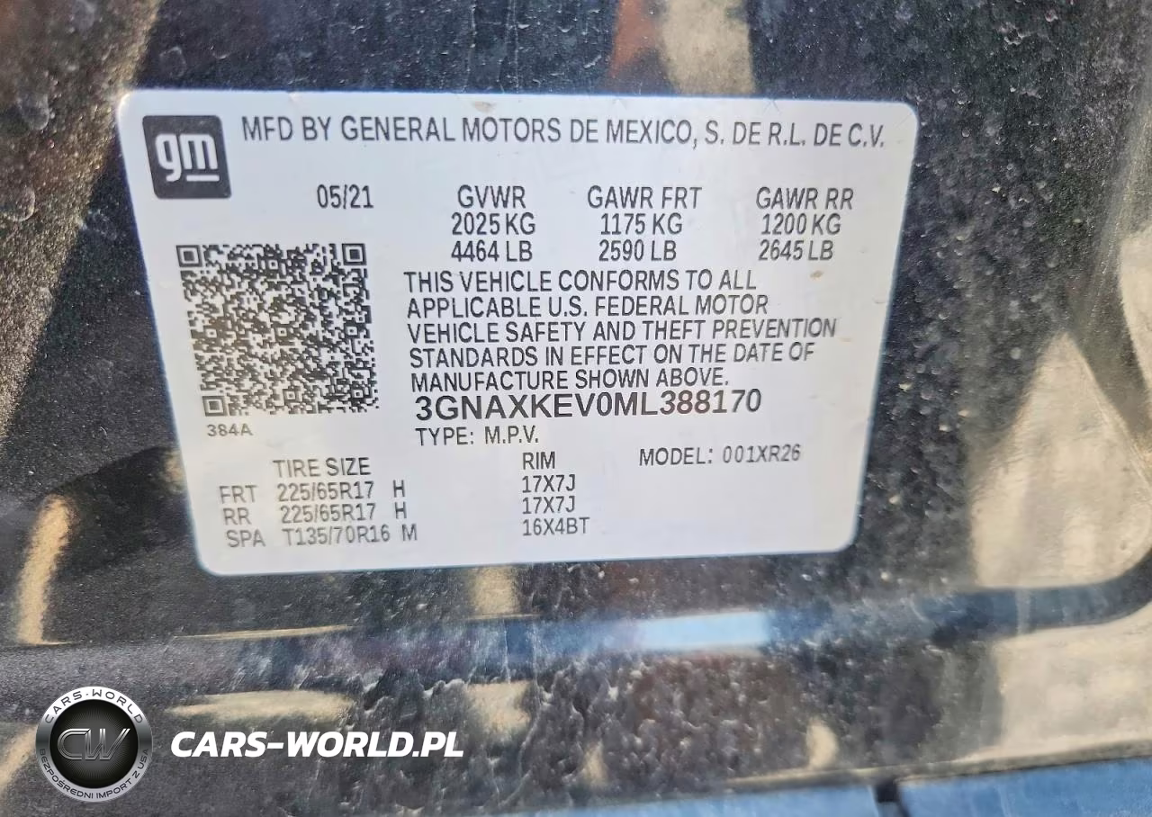 2021 Chevrolet Equinox Lt VIN:3GNAXKEV0ML388170 - 12