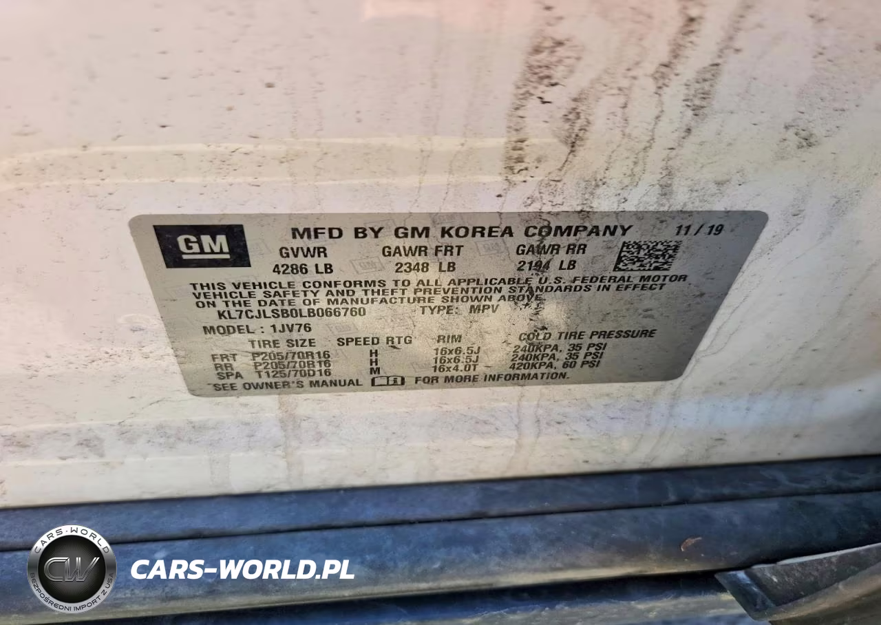 2020 Chevrolet Trax 1Lt VIN:KL7CJLSB0LB066760 - 13