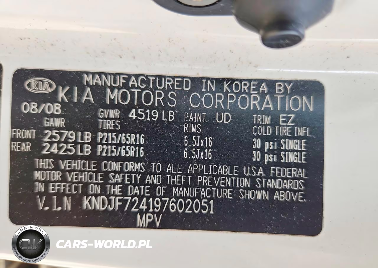 2009 Kia Sportage Lx VIN:KNDJF724197602051 - 13