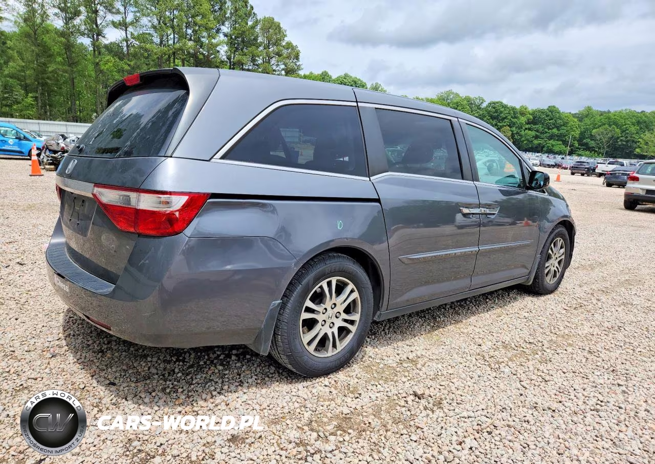 2012 Honda Odyssey Exl VIN:5FNRL5H68CB145197 - 3