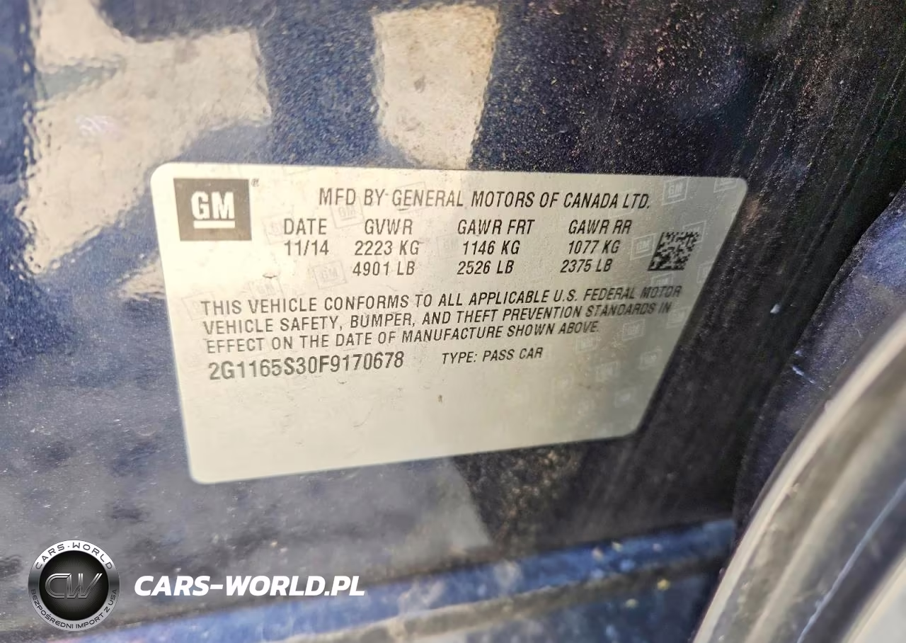 2015 Chevrolet Impala Ltz VIN:2G1165S30F9170678 - 13