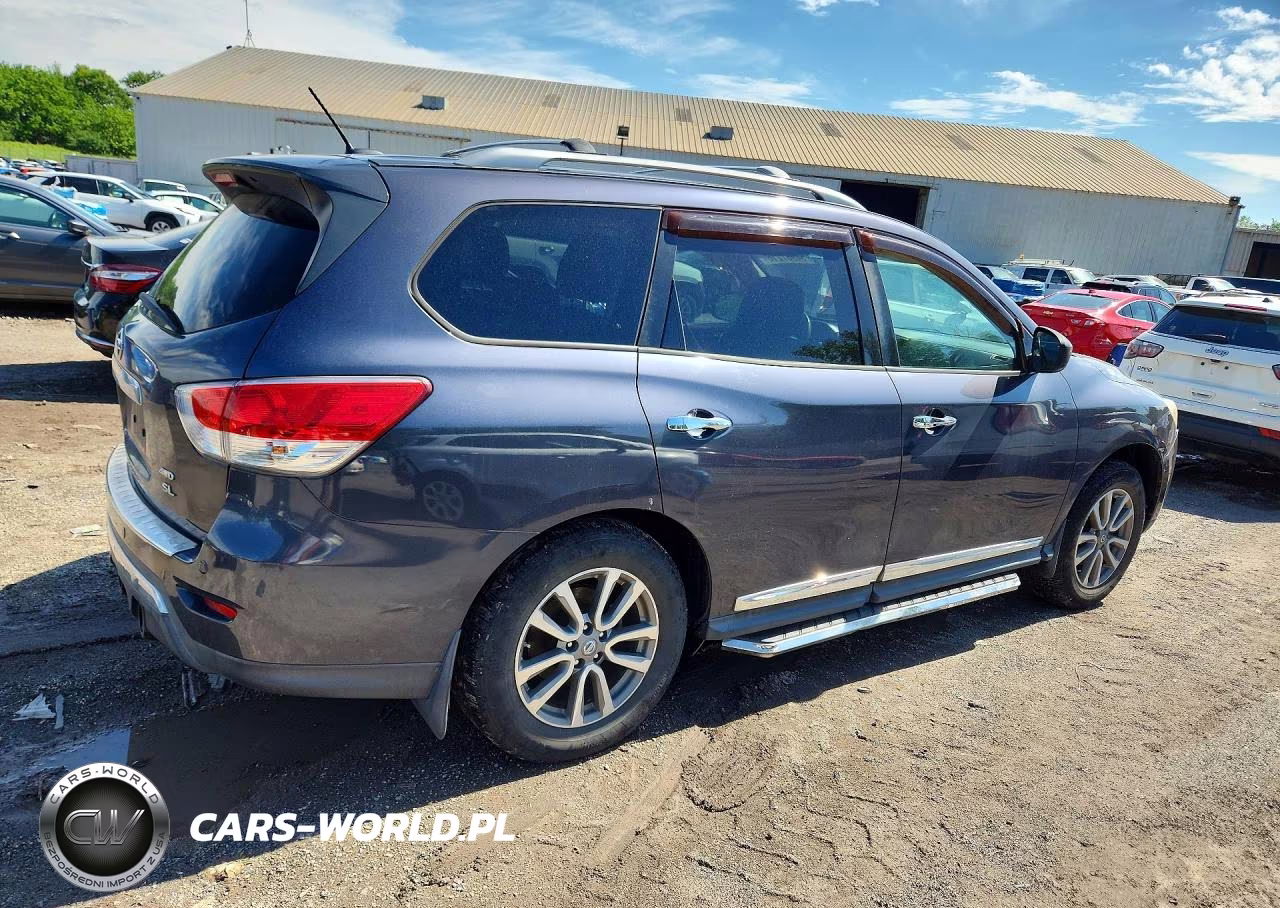 2014 Nissan Pathfinder Sl VIN:5N1AR2MMXEC678243 - 3