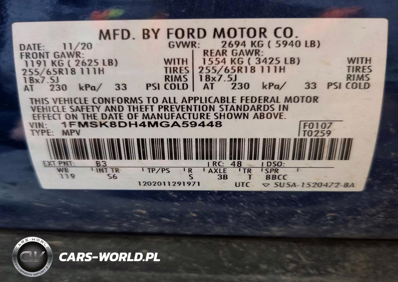 2021 Ford Explorer Xlt VIN:1FMSK8DH4MGA59448 - 13