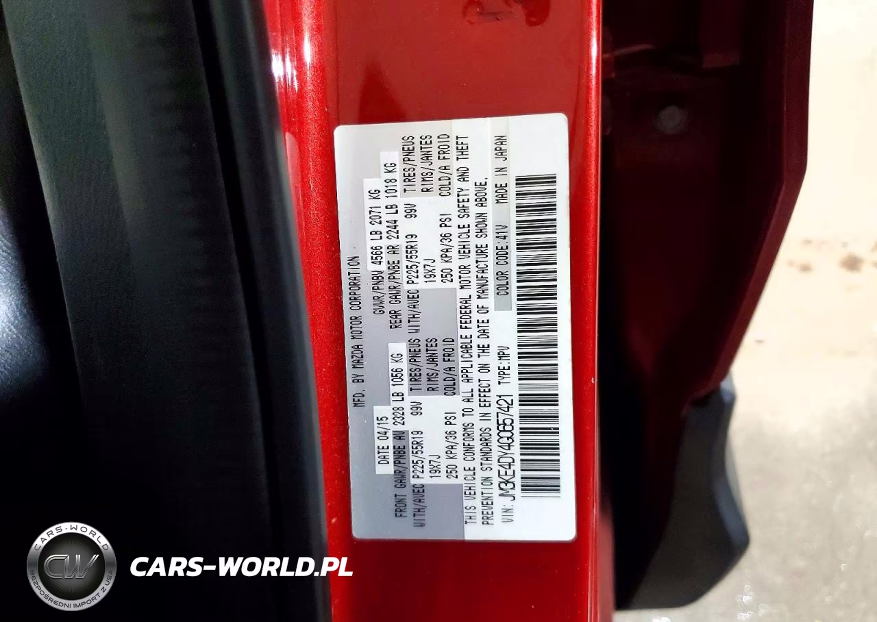2016 Mazda Cx-5 Gt VIN:JM3KE4DY4G0657421 - 13