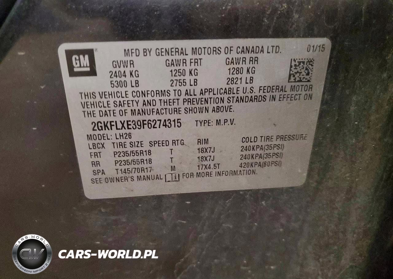 2015 GMC Terrain Slt VIN:2GKFLXE39F6274315 - 14