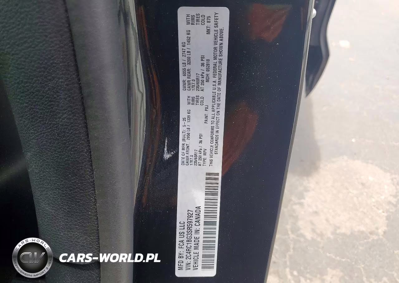 2025 Chrysler Pacifica Select VIN:2C4RC1BG3SR597927 - 13