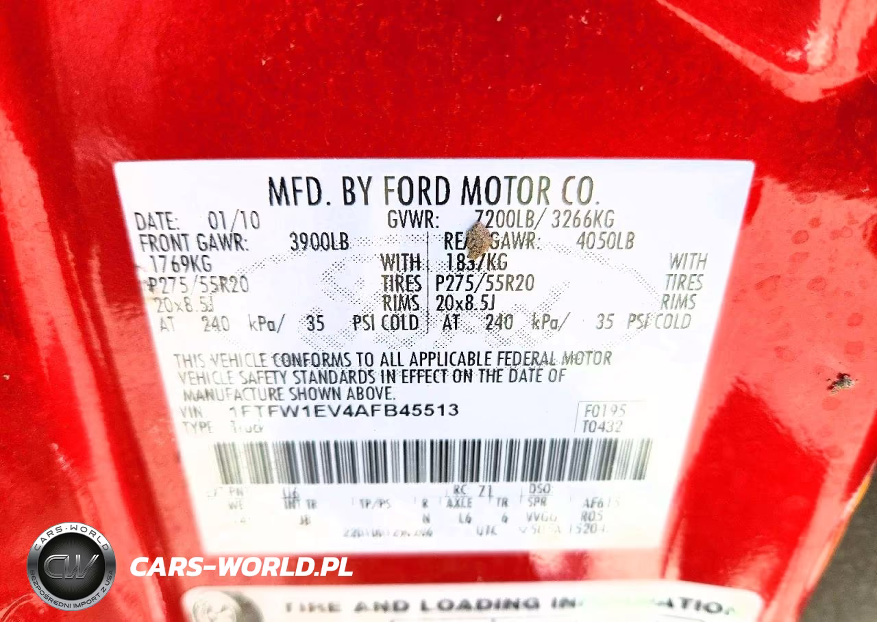 2010 Ford F150 Supercrew VIN:1FTFW1EV4AFB45513 - 12