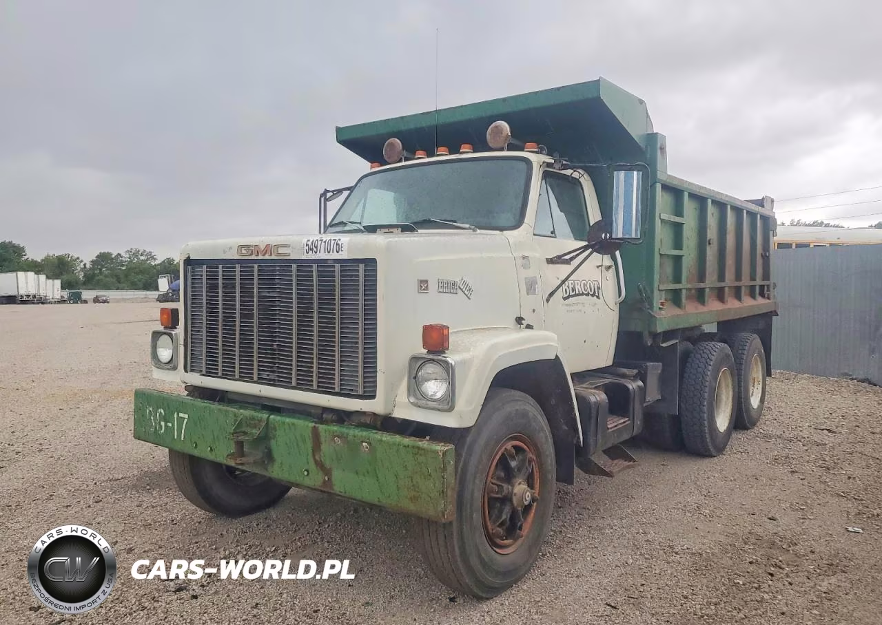 1986 GMC Dump Truck VIN:1GDT8C4Y9GV535893 - 2